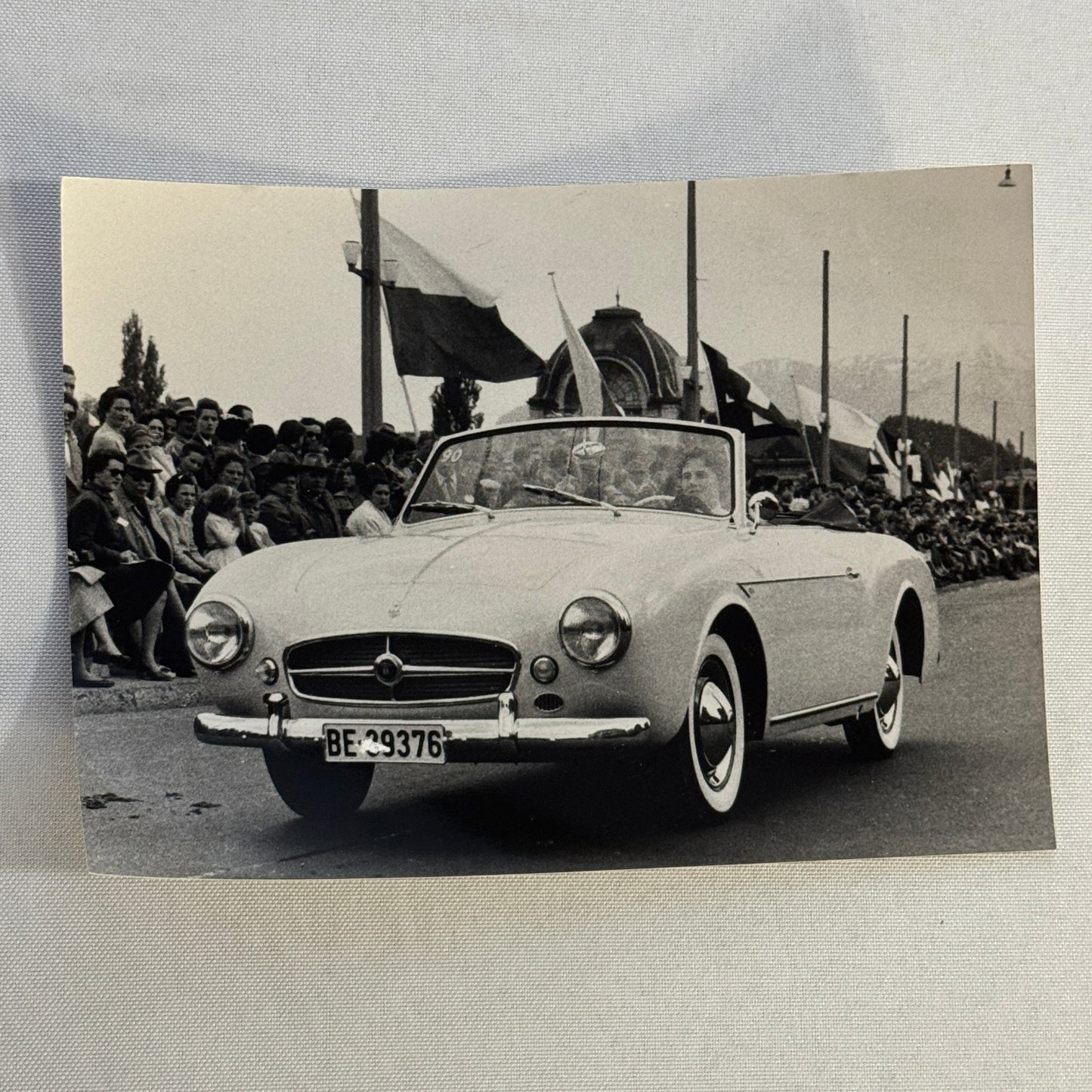 Vintage Coachbuilder Car Automobile Convertible Photo Photograph Unidentified