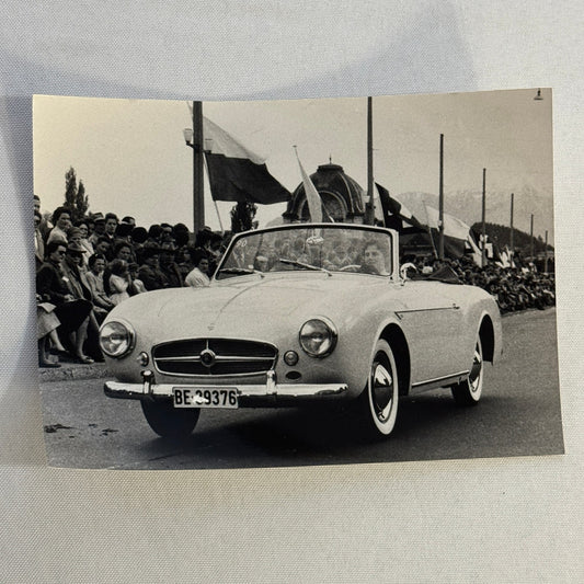 Vintage Coachbuilder Car Automobile Convertible Photo Photograph Unidentified