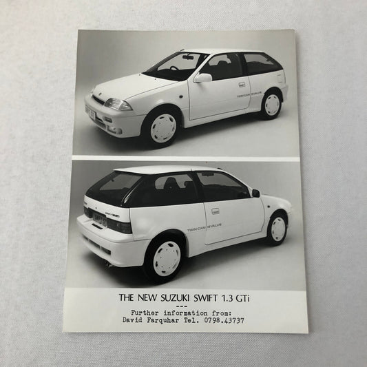 Suzuki Swift 1.3 GTi Factory Press Photo Photograph Print