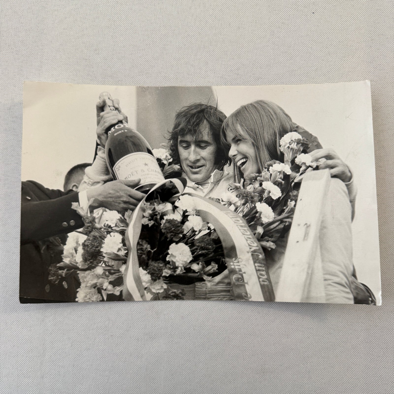 Jackie Stewart Racing Driver 1969 Dutch Grand Prix Photo Photograph Vintage