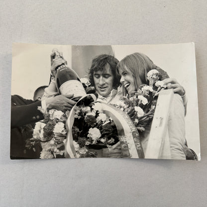 Jackie Stewart Racing Driver 1969 Dutch Grand Prix Photo Photograph Vintage