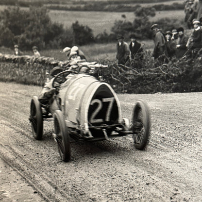 Bugatti Car at 1922 Tourist Trophy TT Race Racing Photo Photograph Vintage