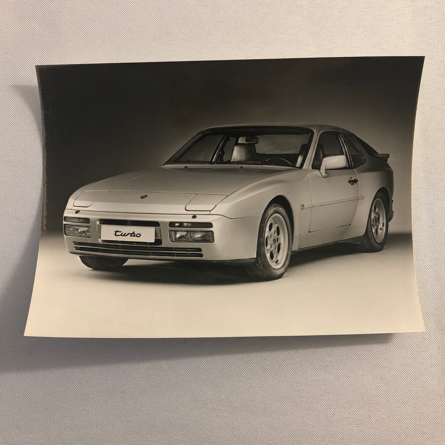 Vintage Porsche 944 Turbo Factory Werkfoto Photograph Press Photo 1985