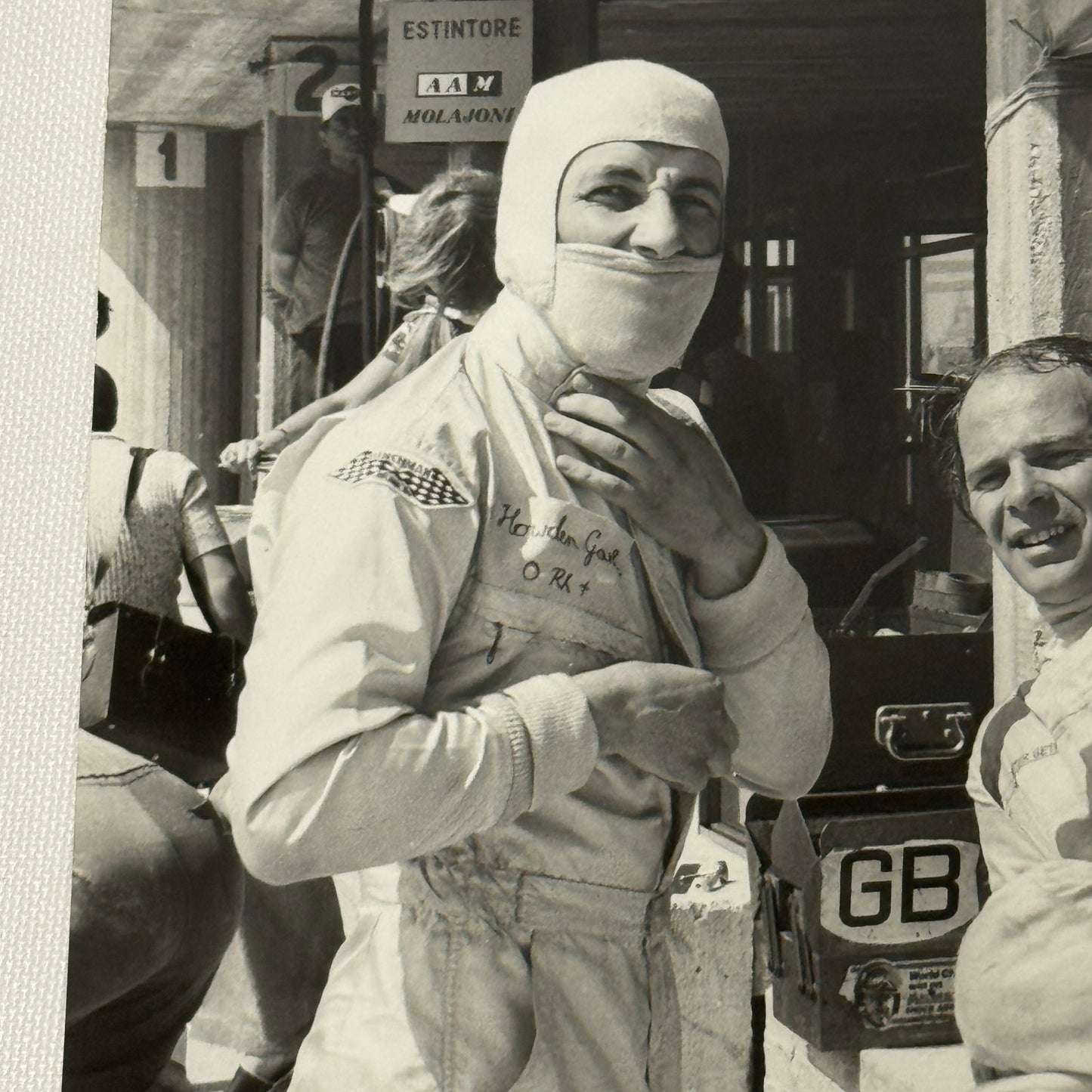 Vintage Racing Photo 1972 Rome Grand Prix Howden Ganley and Peter Gethin