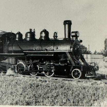 Vintage Train Locomotive Photo Photograph