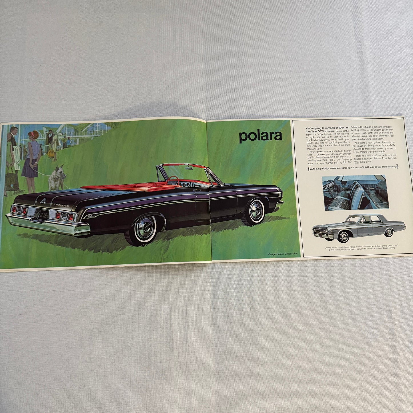 1964 Dodge Car Sales Brochure Catalog Polara 440 330 Vintage Advertising