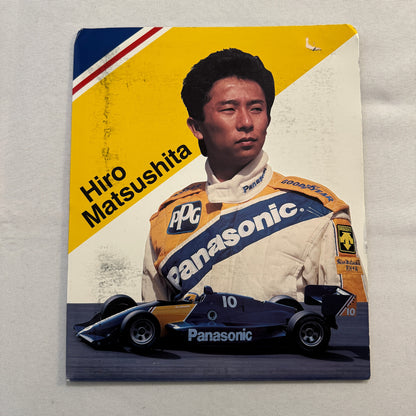 Vintage CART IndyCar Press Kit Hiro Matsushita Panasonic Racing Driver
