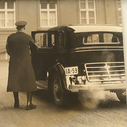 Press Photo Photograph American Ambassador to Germany Car Automobile 1934