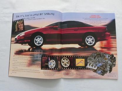 2001 Chevrolet Camaro Sales Brochure Catalog Z28 Coupe Convertible 