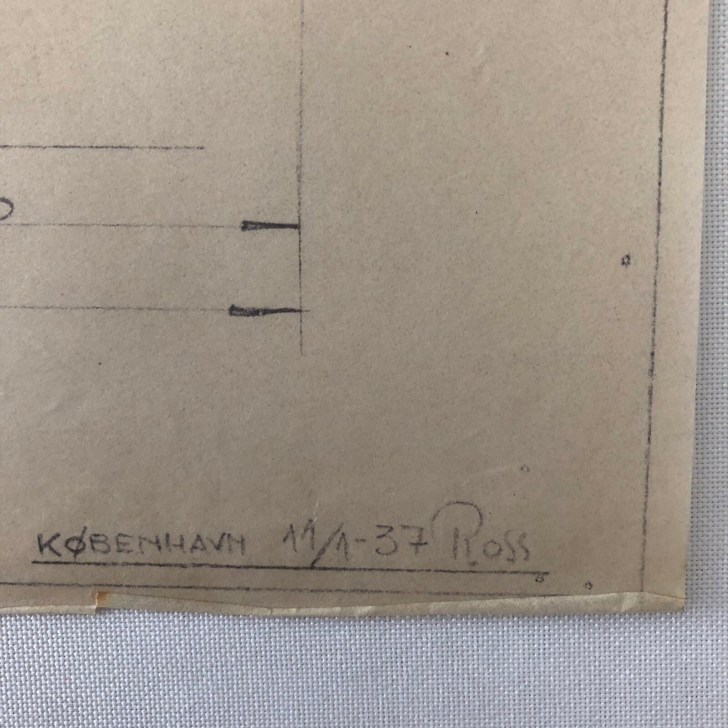 1937 Coachbuilder Car Design Blueprint Rendering Blue Print 6 Door Limousine 