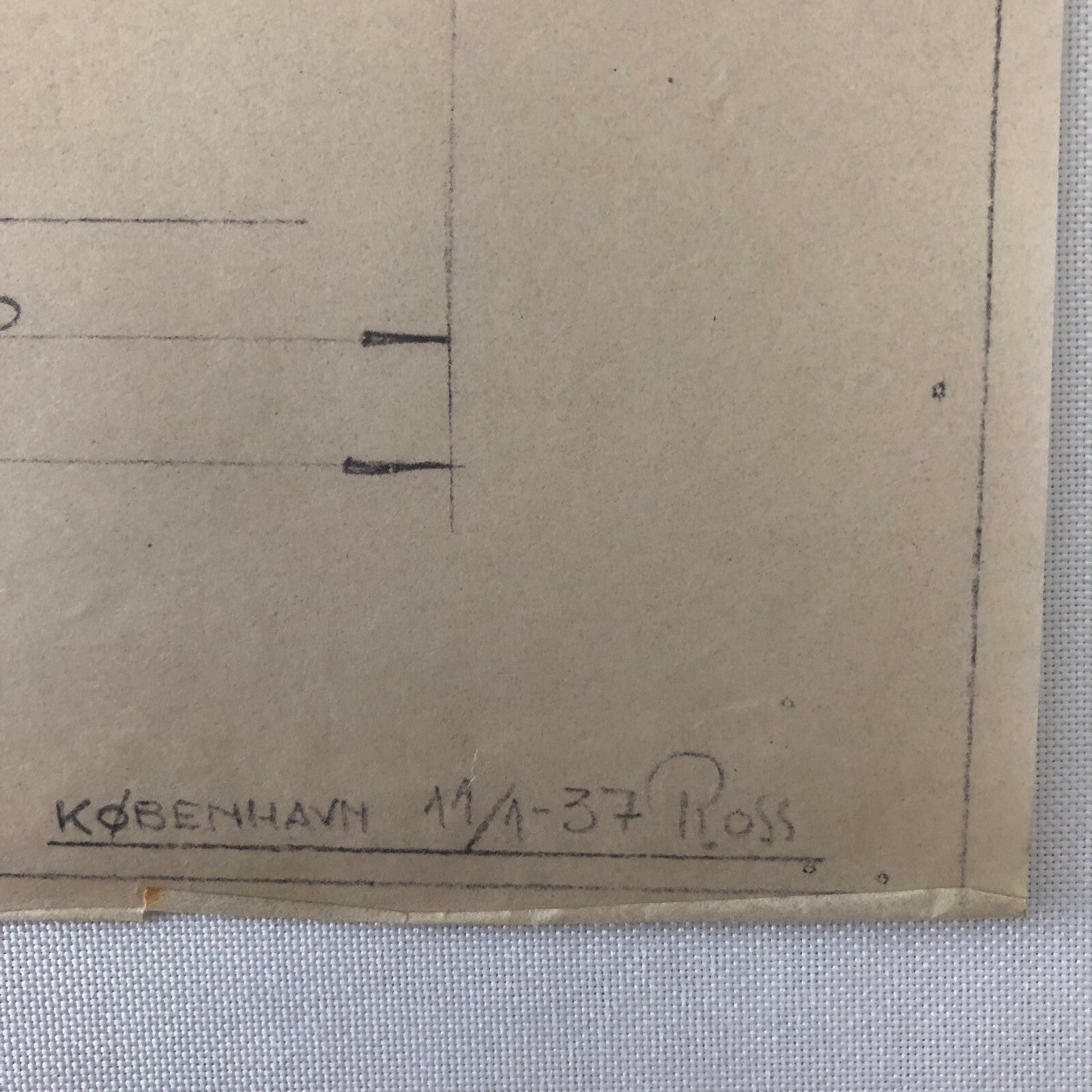 1937 Coachbuilder Car Design Blueprint Rendering Blue Print 6 Door Limousine 