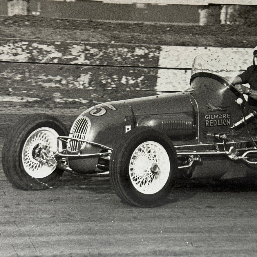 Vintage American Midget Racing Car Photo Photograph Print Race Car Hal Robson