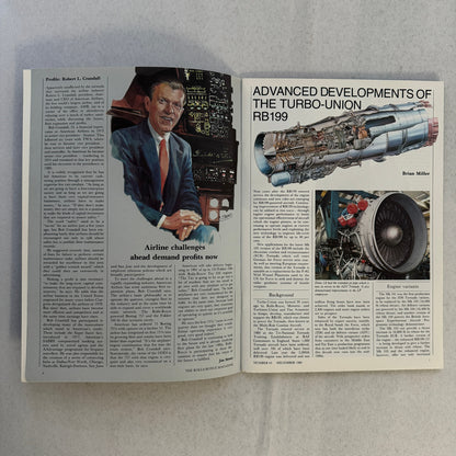 Rolls Royce Magazine Aircraft and Marine Engine Lot 6x 1989 - 1993