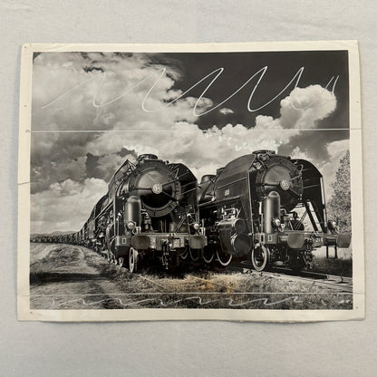 Vintage Montreal Locomotive Works Train Press Photo Photograph 1946