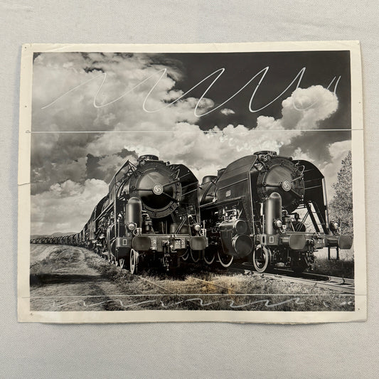 Vintage Montreal Locomotive Works Train Press Photo Photograph 1946