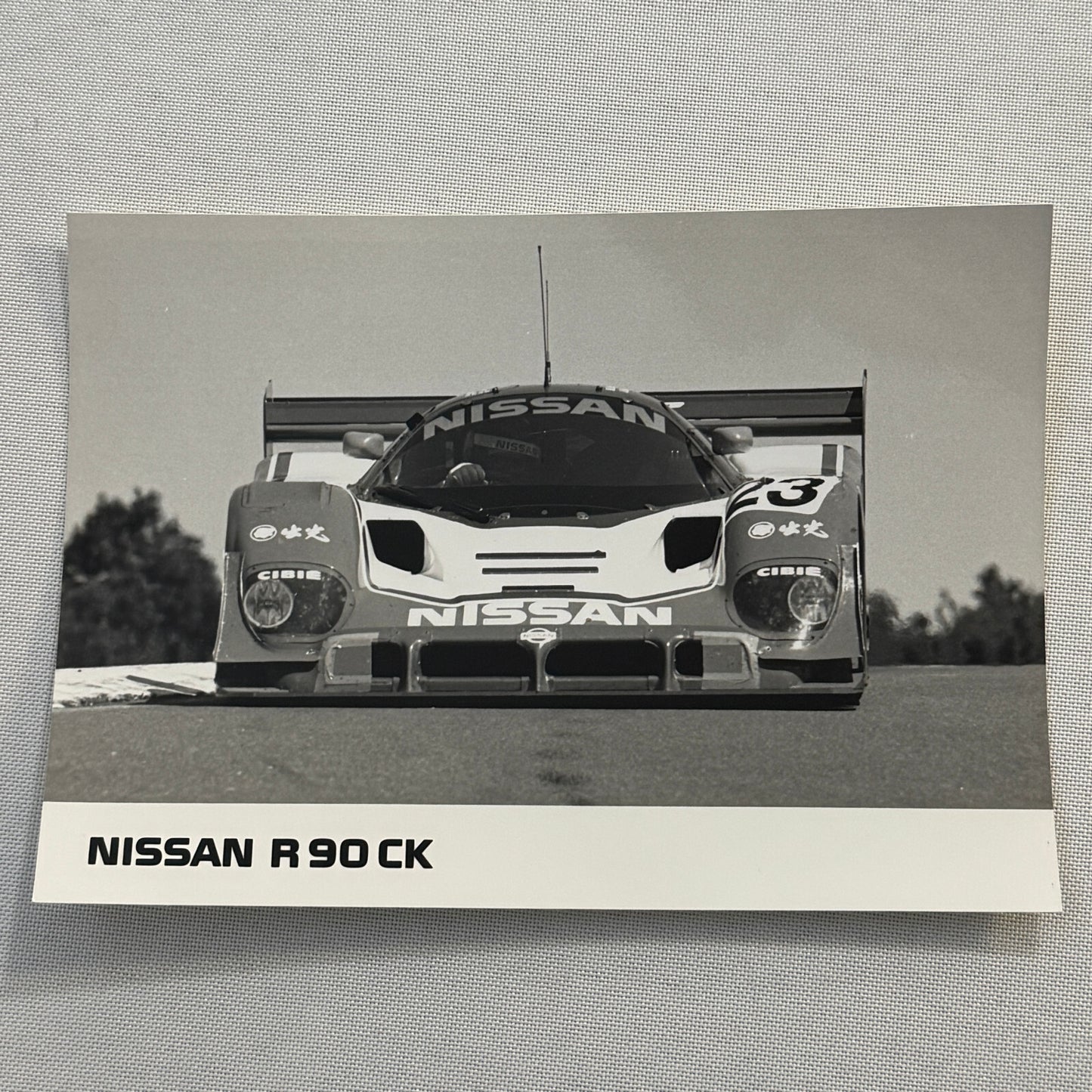 Nissan R90CK Racing Car Photo Photograph Print Vintage Nissan R90 CK