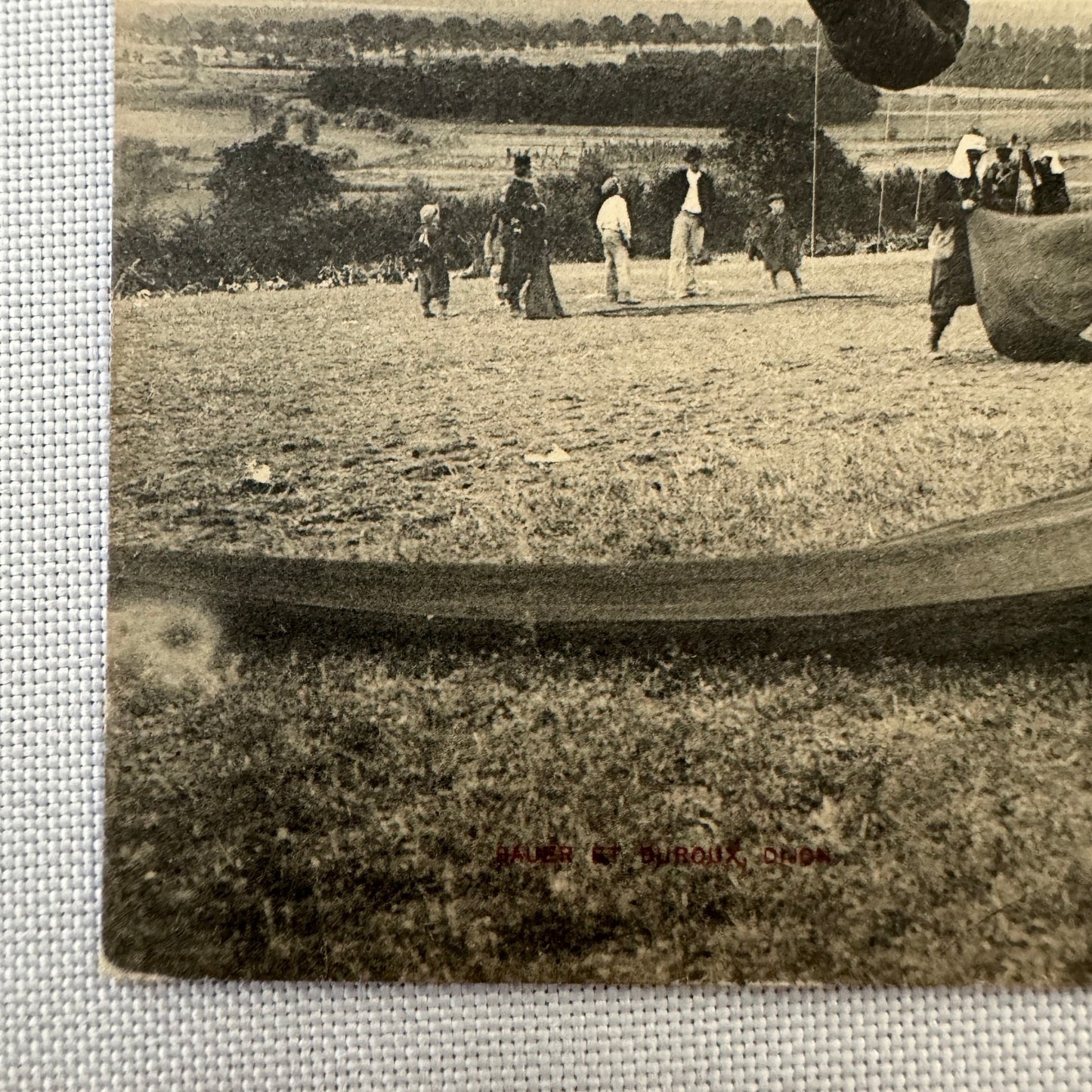 Vintage Airship Balloon Dirigible Postcard Post Card Military