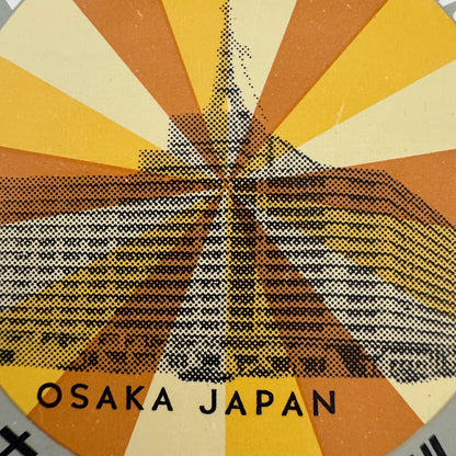 Vintage Travel Luggage Label Hotel Osaka Grand Osaka Japan