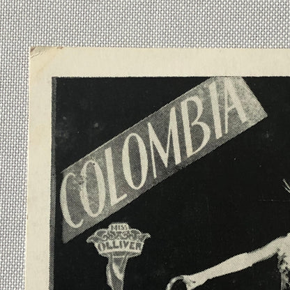 Circus Bicycle Act Performer Postcard Post Card Miss Pamela Olliver