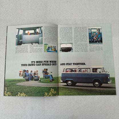 1978 Volkswagen Bus Sales Brochure Catalog Advertising VW Camper Van