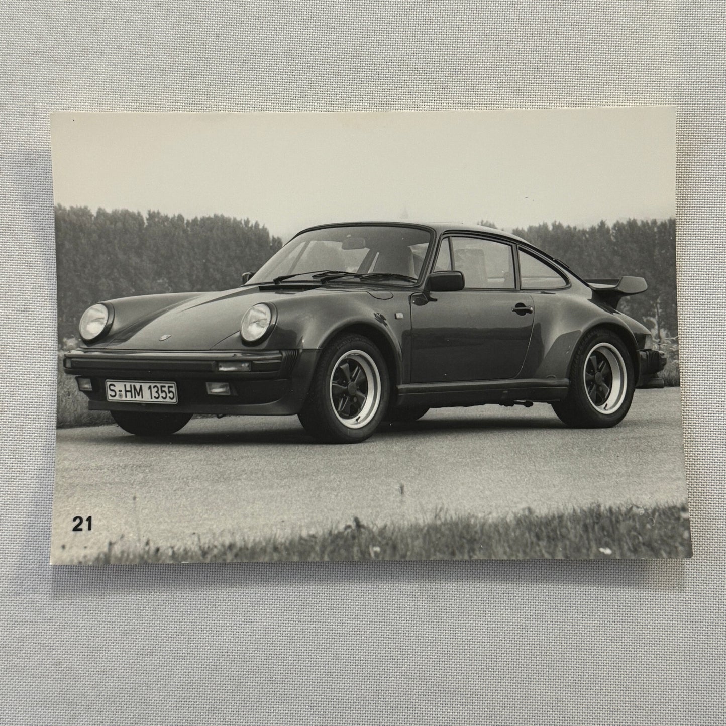 Porsche 911 Turbo Car Factory Press Photo Photograph