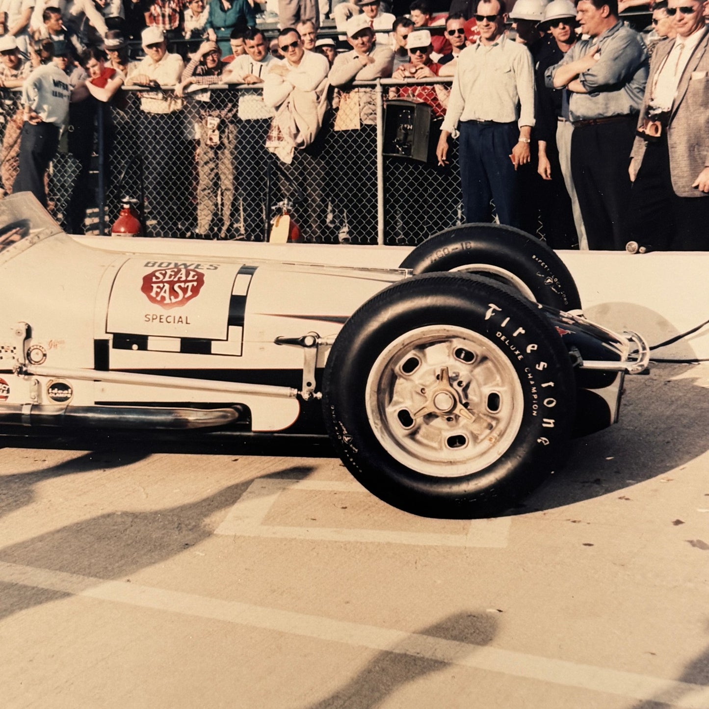 Vintage Indy Racing Photo AJ Foyt Car Motorsport Modern Print