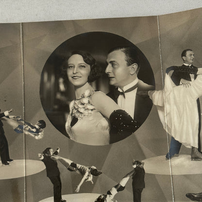 Vintage Circus Rollerskating Roller Skate Act Photo Photograph Helen Bob Laenge