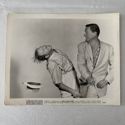 Vintage Movie Press Photo Photograph Hell's Half Acre Fight Scene