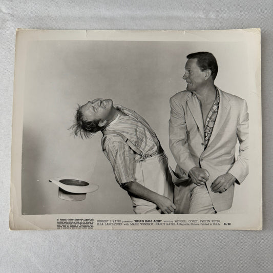 Vintage Movie Press Photo Photograph Hell's Half Acre Fight Scene