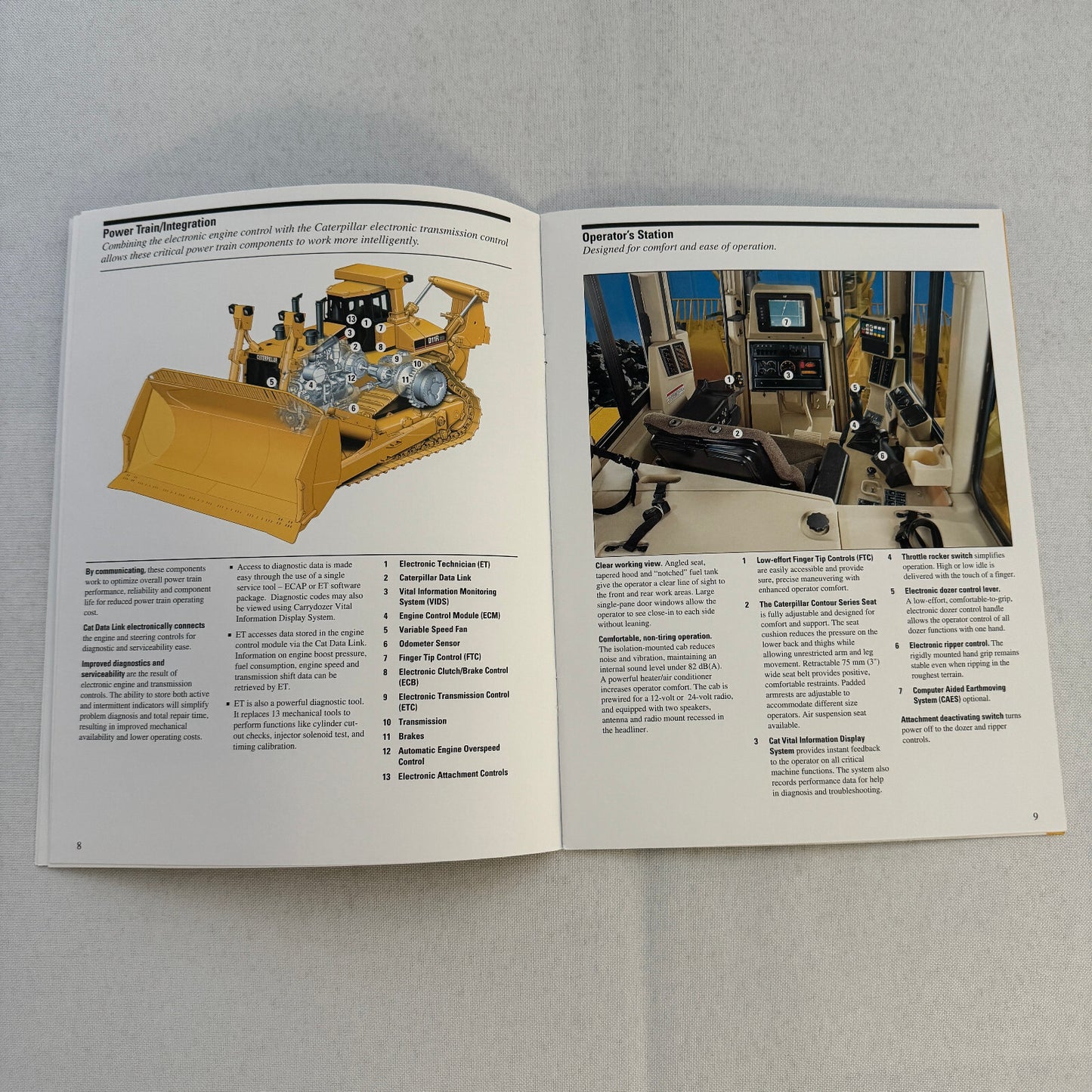 Caterpillar Cat D11R CD Carrydozer Tractor Construction Equipment Brochure