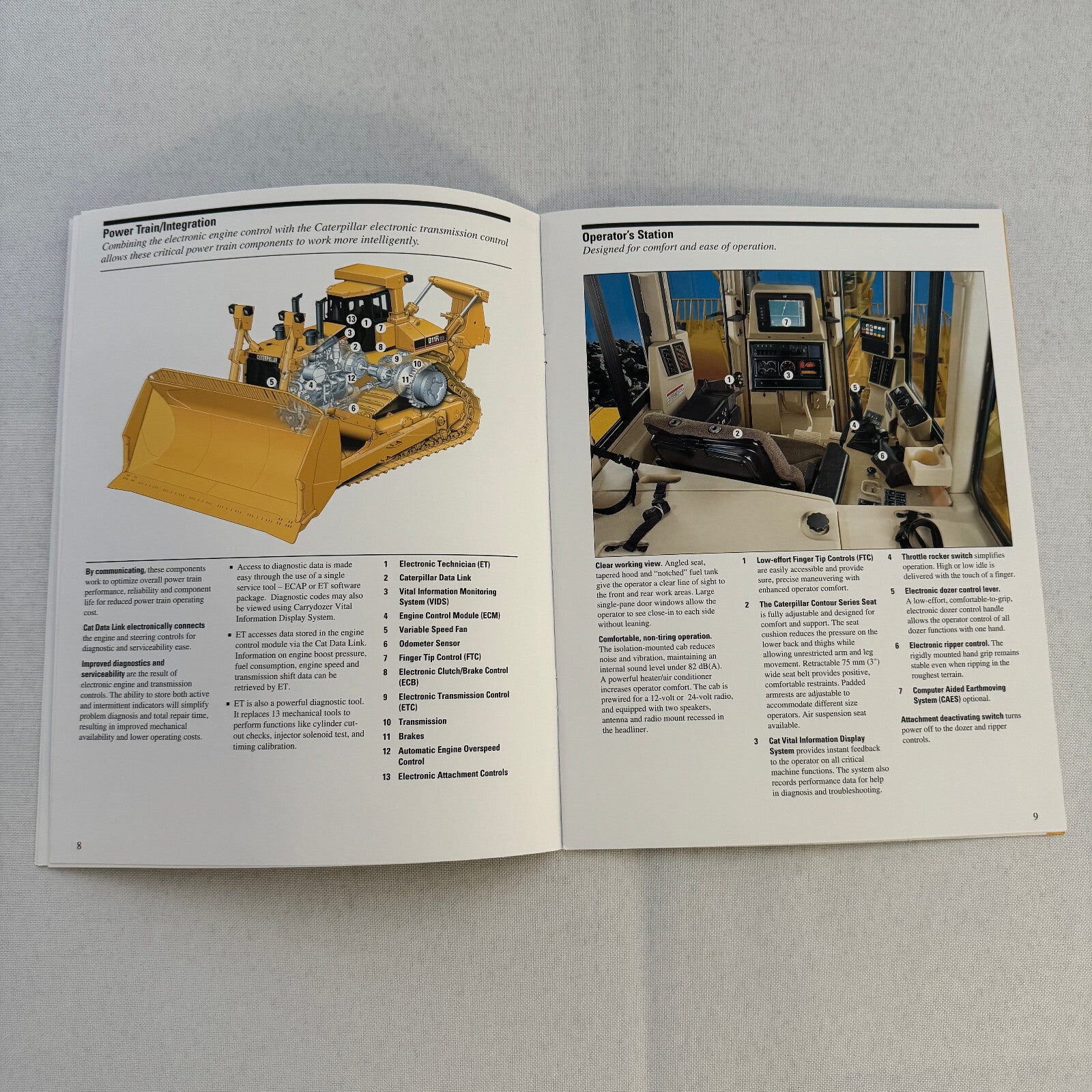 Caterpillar Cat D11R CD Carrydozer Tractor Construction Equipment Brochure