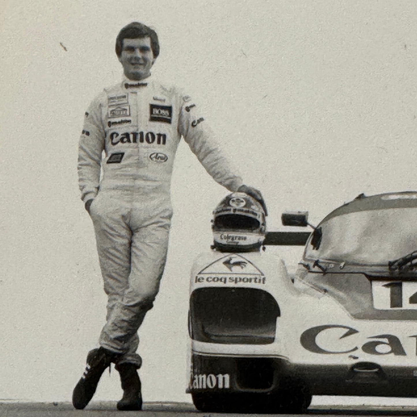 Canon Porsche Racing Team 1984 Factory Press Photo Jan Lammers Jonathan Palmer