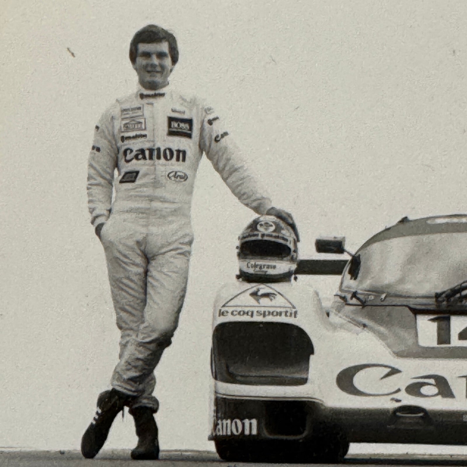 Canon Porsche Racing Team 1984 Factory Press Photo Jan Lammers Jonathan Palmer