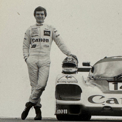 Canon Porsche Racing Team 1984 Factory Press Photo Jan Lammers Jonathan Palmer