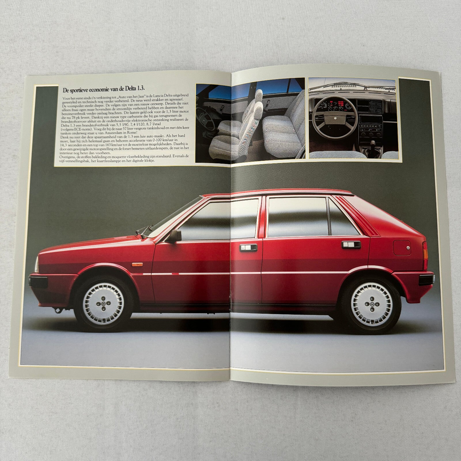 Lancia Delta Car Sales Brochure Catalog German Text GT HF Turbo 1.3
