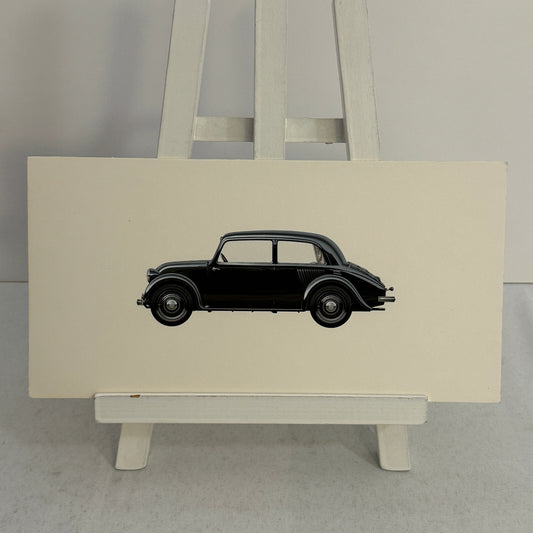 1934 Mercedes Benz 130 W23 Car Illustration Art Drawing Hand Drawn Vintage