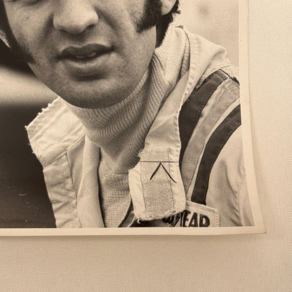 Vintage Jody Scheckter Photo Racing Driver Porsche Werkfoto Press Photograph