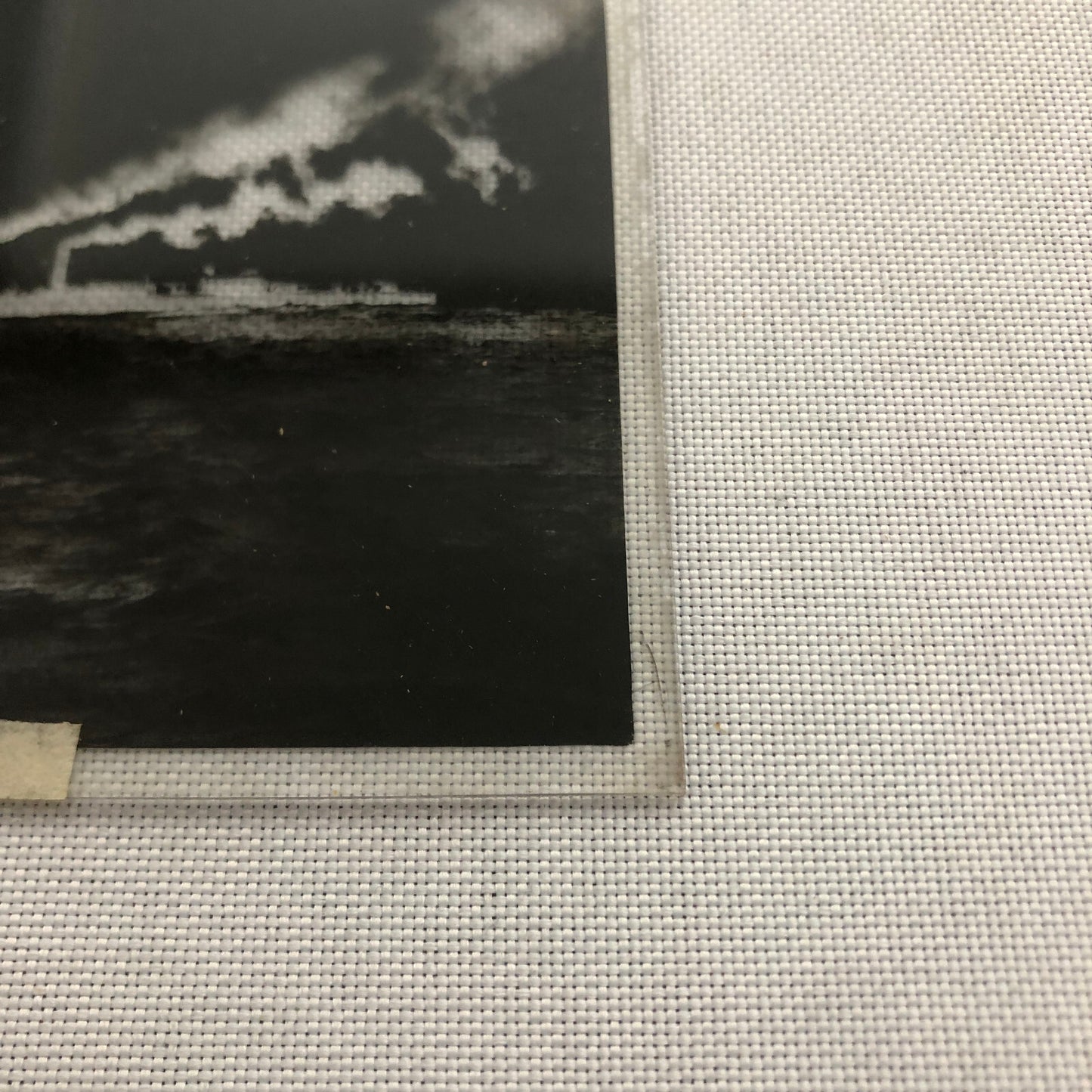 Antique Glass Plate Lantern Slide WW1 Navy Ship Military Boat World War I