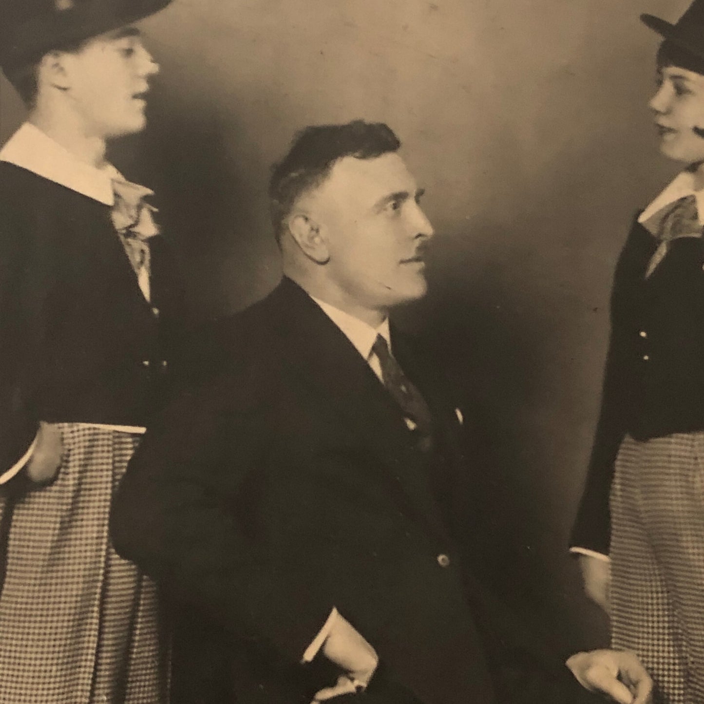 Circus Performer Troupe Acrobats in Costume Photo Photograph Vintage