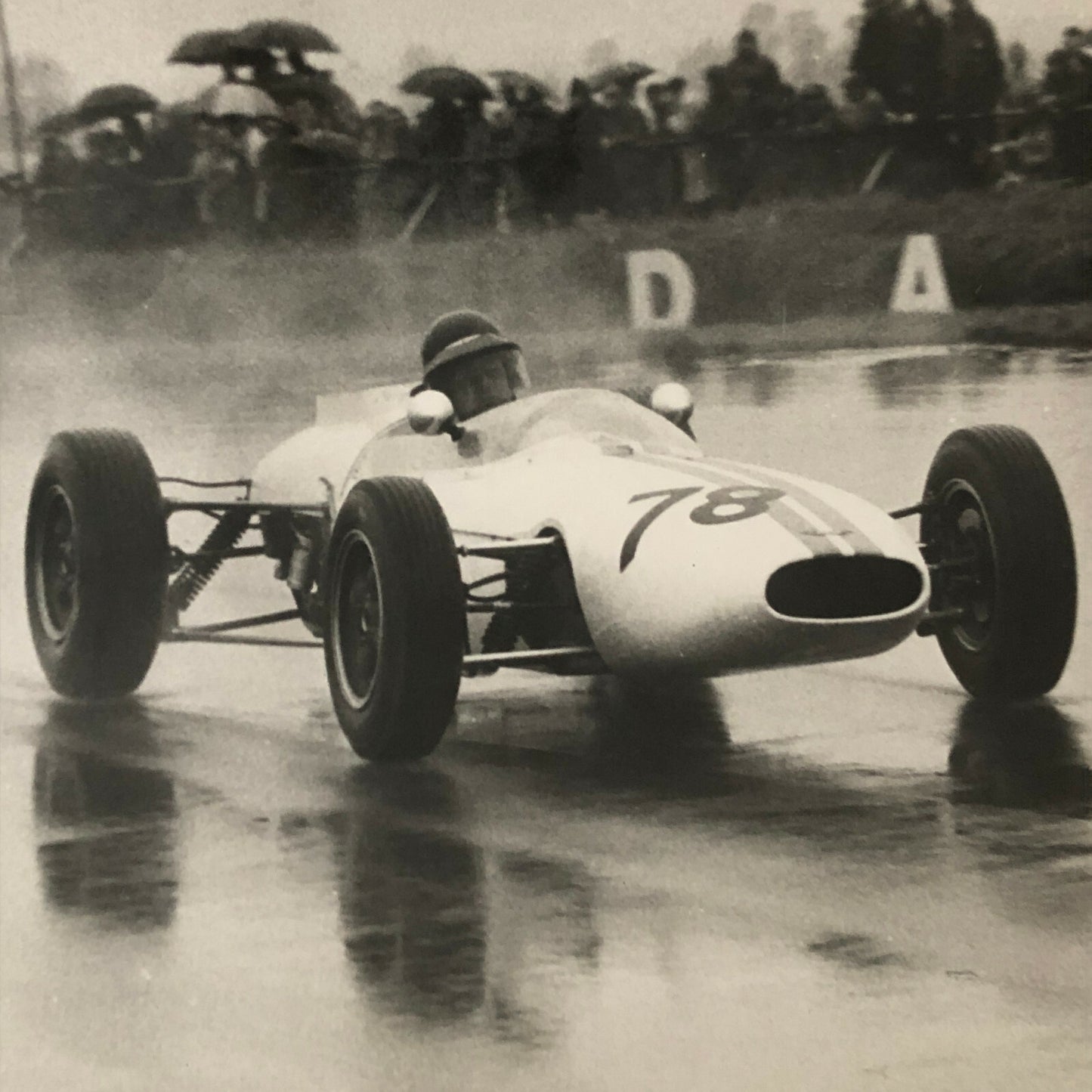 Vintage Grand Prix Racing Car Photo Photograph Print 