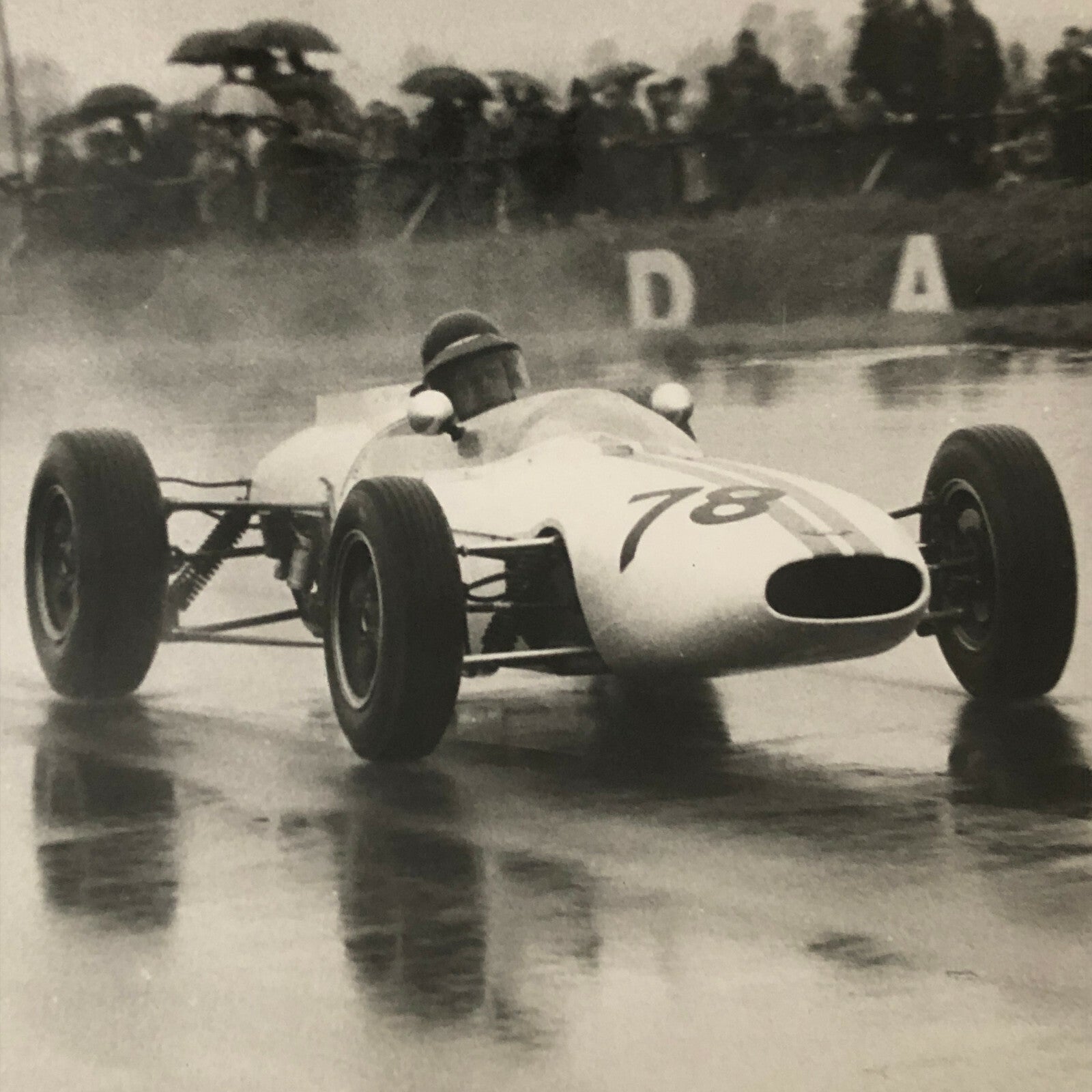Vintage Grand Prix Racing Car Photo Photograph Print 