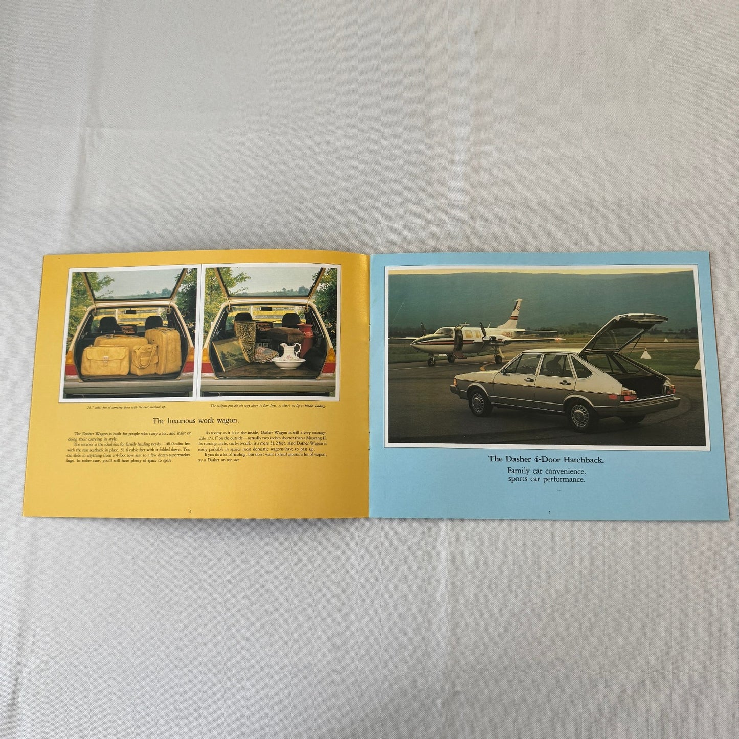 Volkswagen Dasher Car Sales Brochure Catalog Advertising VW Station Wagon Hatch