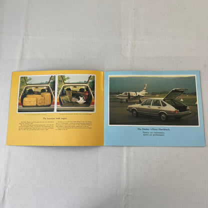 Volkswagen Dasher Car Sales Brochure Catalog Advertising VW Station Wagon Hatch