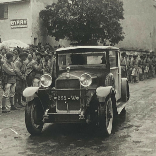 Antique Press Photo Photograph Agence Meurisse Paris Nice Rally Racing ? 