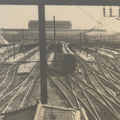 Vintage Train Railroad Photograph Washington DC Photo Print