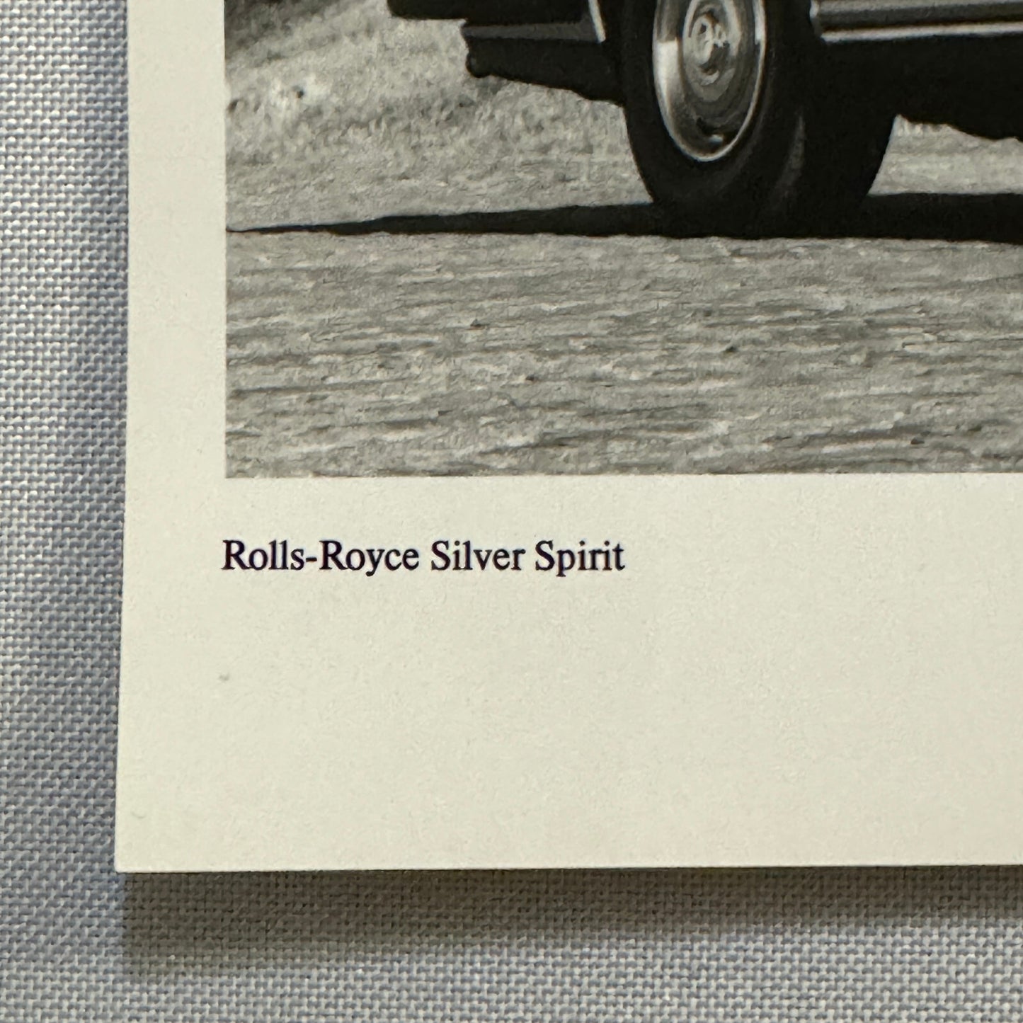 Rolls Royce Silver Spirit Car Factory Press Photo Photograph