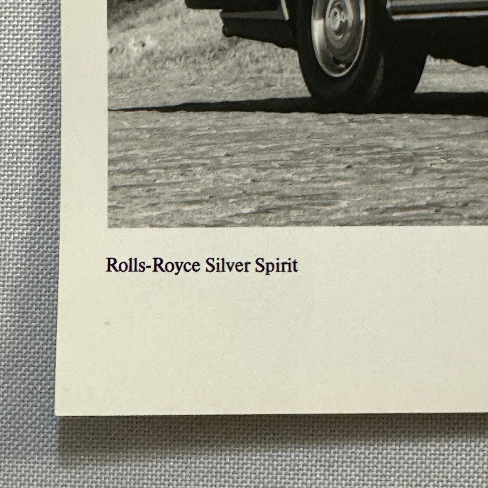 Rolls Royce Silver Spirit Car Factory Press Photo Photograph