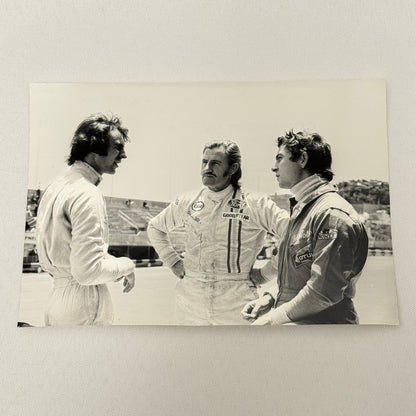 Vintage Racing Photo 1971 Interlagos F2 Race Tim Schenken Graham Hill Bob Wollek
