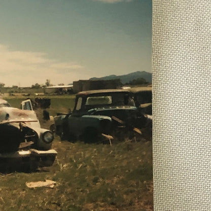 Vintage Junkyard Car Photo Photograph Print - 1950 Buick Special + 