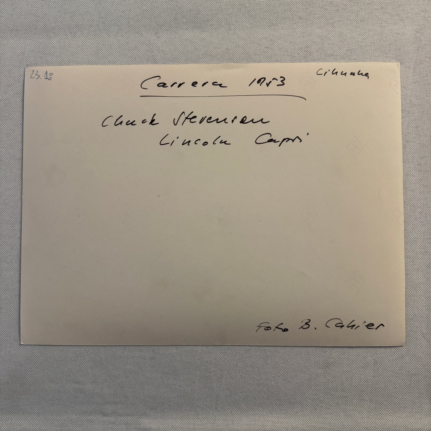 1953 Carrera Panamericana Lincoln Capri Racing Car Photo Photograph Vintage